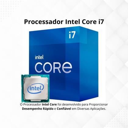 Imagem de PC Gamer Computador Completo Intel Core i7 16GB SSD 512GB Kit Gamer Headset Monitor 19,5'' Windows