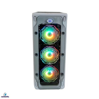 Imagem de PC Gamer Concórdia, Intel Core i7-10700F, 16GB DDR4, SSD 500GB, GeForce RTX 3060, 600W Bronze, Linux, Branco - 35685