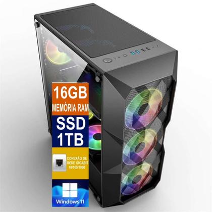 Imagem de Pc Gamer Cpu Ryzen 7 5700g / Ssd 1tb M2 / 32gb Memória Ddr4 - TECH POWER