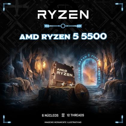 Imagem de PC Gamer LUDIC by BluePC - AMD Ryzen 5 5500, Radeon RX 7600 8GB, 32GB RAM, SSD 1TB M.2 NVMe, 600W 80 Plus, Branco, 7 fans RGB - PGBP-LU2321