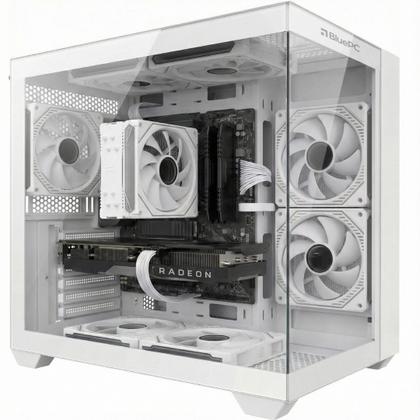 Imagem de PC Gamer LUDIC by BluePC - AMD Ryzen 5 5500, Radeon RX 7600 8GB, 32GB RAM, SSD 1TB M.2 NVMe, 600W 80 Plus, Branco, 7 fans RGB - PGBP-LU2321