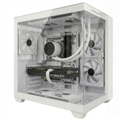 Imagem de PC Gamer LUDIC by BluePC - AMD Ryzen 5 8400F, Geforce RTX 3050 6GB, 16GB DDR5, SSD 512GB M.2 NVMe, 600W 80 Plus, Branco, Water Cooler - PGBP-LU2740
