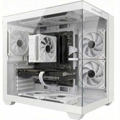 Imagem de PC Gamer LUDIC by BluePC - AMD Ryzen 5 8400F, Geforce RTX 3060 12GB, 32GB DDR5, SSD 1TB M.2 NVMe, 600W 80 Plus, Branco, 7 fans RGB - PGBP-LU2410