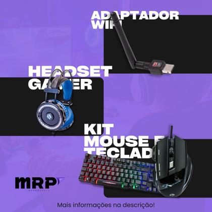 Imagem de PC Gamer MRP Informática Completo Processador AMD Athlon 3000G Memória 16gb SSD 240gb Fonte 200W Windows 10 Monitor 19 LED