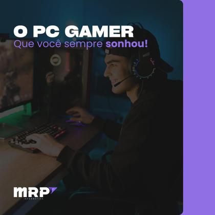 Imagem de PC Gamer MRP Informática Completo Processador AMD Athlon 3000G Memória 16gb SSD 240gb Fonte 200W Windows 10 Monitor 19 LED