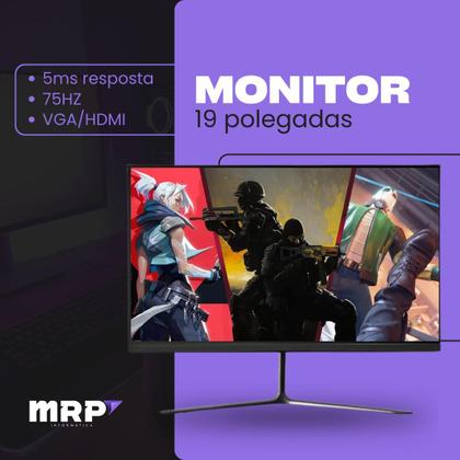 Imagem de PC Gamer MRP Informática Completo Processador Intel Core I5 6ª Geração 16gb SSD 480gb Fonte 500W Windows 10 Monitor 19 LED