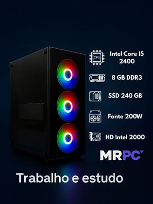 Imagem de PC Gamer MRP Informática Intel Core I5 Memória 8gb SSD 240gb Fonte 200W Windows 10