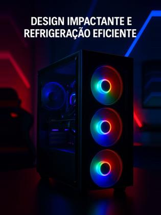 Imagem de PC Gamer MRP Informática Processador Amd Ryzen 5 Memória 16gb SSD 480gb Placa de Vídeo GT610 Fonte 500W Windows 11