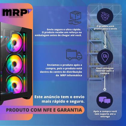 Imagem de PC Gamer MRP Informática Processador Intel Core I7 3.4ghz SSD 480gb Memória 16gb Placa Vídeo GT 730 4gb Fonte 500W Windo