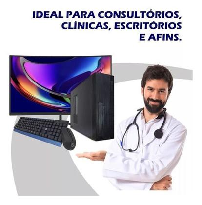 Imagem de Pc Slim Branco I5 8ª Geração 8gb Ram Ssd 240gb Tela 23 Wifi