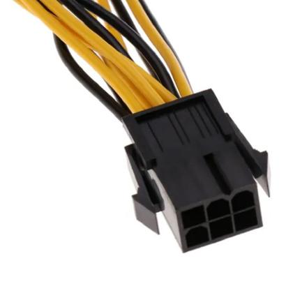 Imagem de Pci-e 6 Pinos Para 2x 8 Pinos Adaptador Fonte Modular 8 Pinos VGA