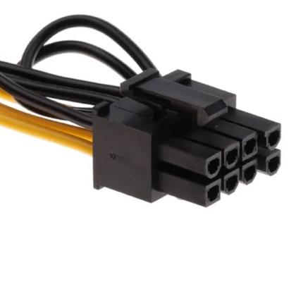 Imagem de Pci-e 6 Pinos Para 2x 8 Pinos Adaptador Fonte Modular 8 Pinos VGA