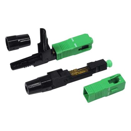 Imagem de Pct 02 Conector de Fibra Optica Campo SC/APC Plug Internet
