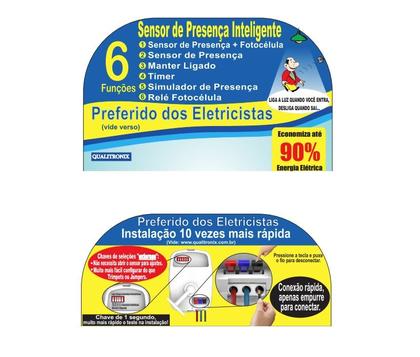 Imagem de Pct 04 Sensor De Presença de Parede Multi 180 Interno QA21M