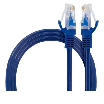 Imagem de Pct 10 Cabo de Rede 1 Metro Internet Rj45 Anatel Patch Cord