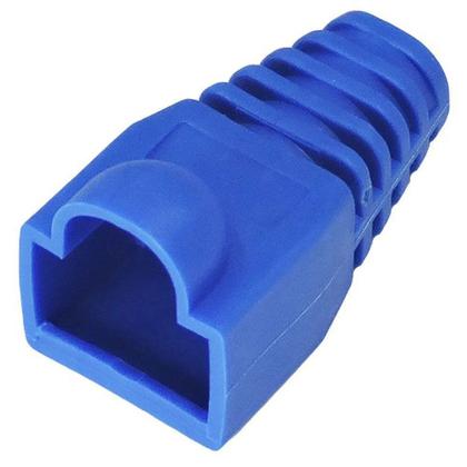 Imagem de Pct 10 Capa Acabamento RJ45 P/ Cabo de Rede e Conector