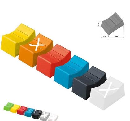 Imagem de Pct 15 Knob Chave Deslizante de Mesa AD41FP 8x10x16mm Eixo 1-4mm Cinza