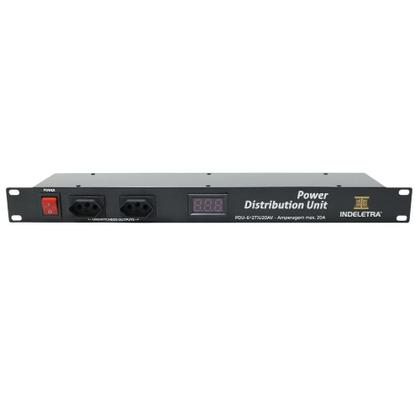 Imagem de Pdu - unidade de distribuição de energia com voltimetro 20a 127/220v