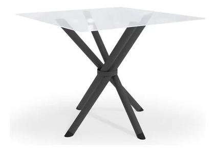 Imagem de Pé Base De Mesa Quadrado Redondo 4 Apoios Moderna Mármore Metal