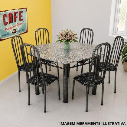 Imagem de Pé Base Para Mesa De Jantar Sextavada Para Sala De Jantar Cozinha Área Gourmet Serve Para Tampos De Pedra Madeira Vidro