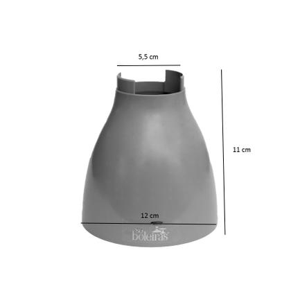 Imagem de Pé Cogumelo Fosco - 120mm - Verde Claro  - 1 unidade - Só Boleiras - Rizzo