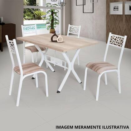 Imagem de Pé De Mesa Para Mesa Sala De Jantar Cozinha Base 1,20 Aço Reforçada P/ Tampos Pedra Granito Mármore Madeira