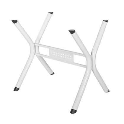 Imagem de Pé De Mesa Para Mesa Sala De Jantar Cozinha Base 1,20 Aço Reforçada P/ Tampos Pedra Granito Mármore Madeira