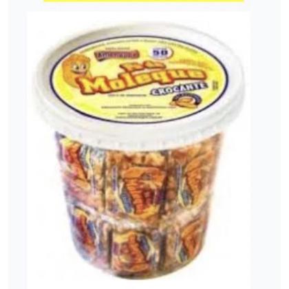 Imagem de Pé de Moleque Crocante Amendupã 50u 800g - 2 Potes