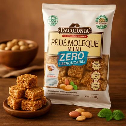 Imagem de Pé De Moleque Diet Zero Açúcar Sem Glúten - DaColônia 100g