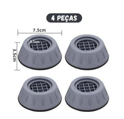 Imagem de Pé Máquina Lavar Anti Vibração Suporte Universal - INTERPONTE