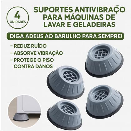 Imagem de Pé Máquina Lavar Nível 4pc Anti Vibração