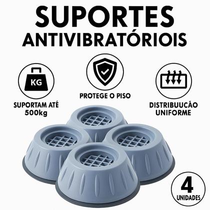 Imagem de Pé Máquina Lavar Nível 4pc Anti Vibração