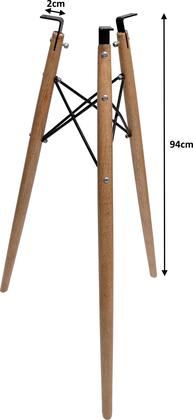 Imagem de Pé Palito Base Eiffel Charles Eames Triplo 75cm