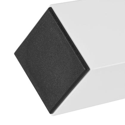 Imagem de Pé Quadrado Abs 40x150mm Branco Fixser
