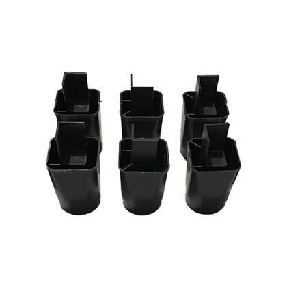 Imagem de Pé Reforçado Para Guarda Roupa e Móveis Altura 6,5 Cm - Kit com 6 Un