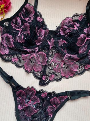 Imagem de Peças íntimas femininas sem bojo-lingerie-sutia de renda