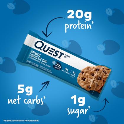 Imagem de Pedaços de chocolate com aveia Quest Nutrition Bars 80g