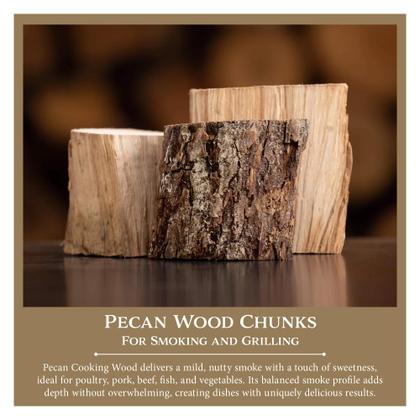 Imagem de Pedaços de Lenha para Defumar Noz-Pecã Cutting Edge Firewood 4,5kg Caixa