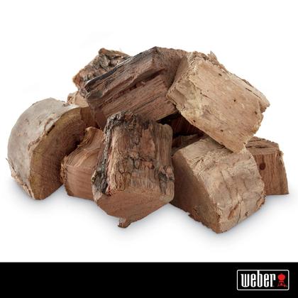 Imagem de Pedaços de Madeira Weber Mesquite 1,8 kg Combustível para Defumação e Churrasco