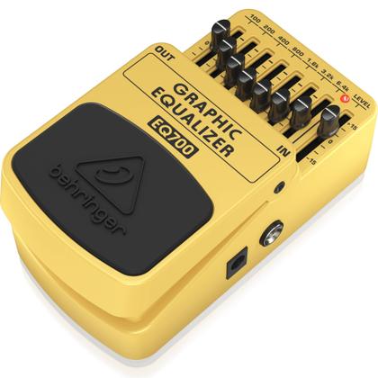 Imagem de Pedal behringer equalizador grafic p/ guitarra eq700 amarelo