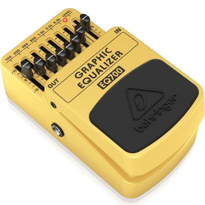 Imagem de Pedal behringer equalizador grafic p/ guitarra eq700 amarelo