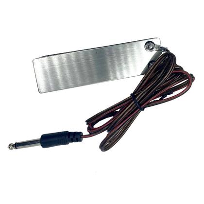 Imagem de Pedal Chapinha Slim Inox Máquina De Tatuagem P10 Bananinha Tattoo
