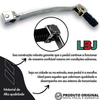 Imagem de Pedal De Câmbio Xr 250 Tornado Marcha Moto Modelo Original