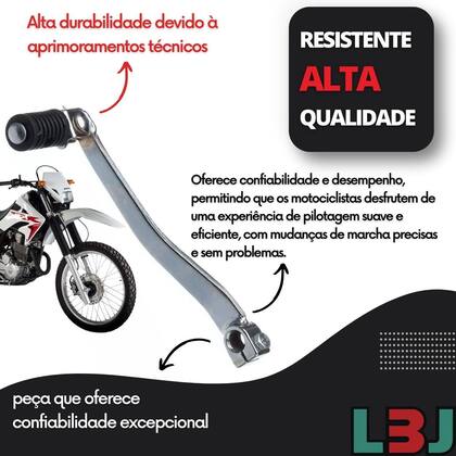 Imagem de Pedal De Câmbio Xr 250 Tornado Marcha Moto Modelo Original