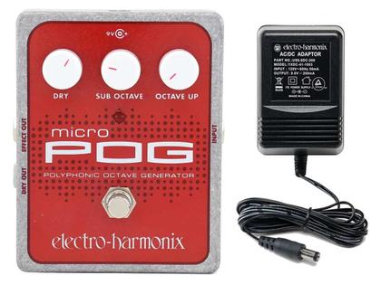 Pedal de Efeito Electro Harmonix Micro Pog Poliphonic Octave