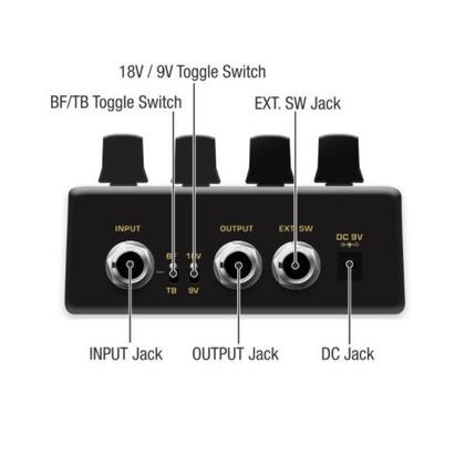 Imagem de Pedal De Efeito Nux Fireman Distortion (Be-Overdrive)