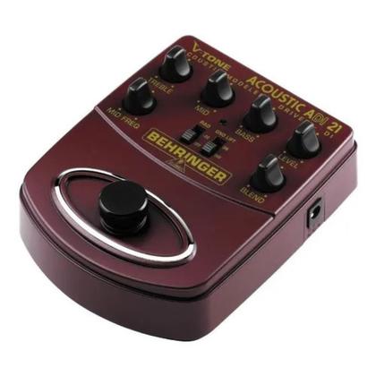 Pedal de Violão Behringer ADI21 V-Tone Acoustic Imagem de Pedal de Violão Behringer ADI21 V-Tone Acoustic