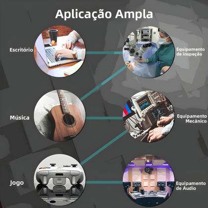 Imagem de Pedal Mecânico Personalizado Multifuncional Com Interruptor Triplo USB Para Aquisição De Imagem,