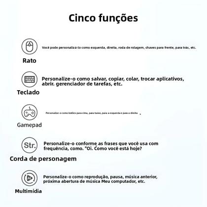 Imagem de Pedal Mecânico Personalizado Multifuncional Com Interruptor Triplo USB Para Aquisição De Imagem,