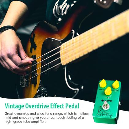 Imagem de Pedal Overdrive JOYO Vintage JF-01 para guitarra elétrica
